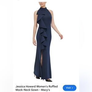 Jessica Howard's mock-neck gown in size 12.
